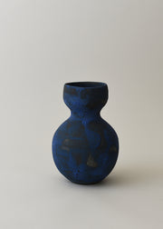 Flora Bud Vase in Brushed Cobalt - Victoria Morris